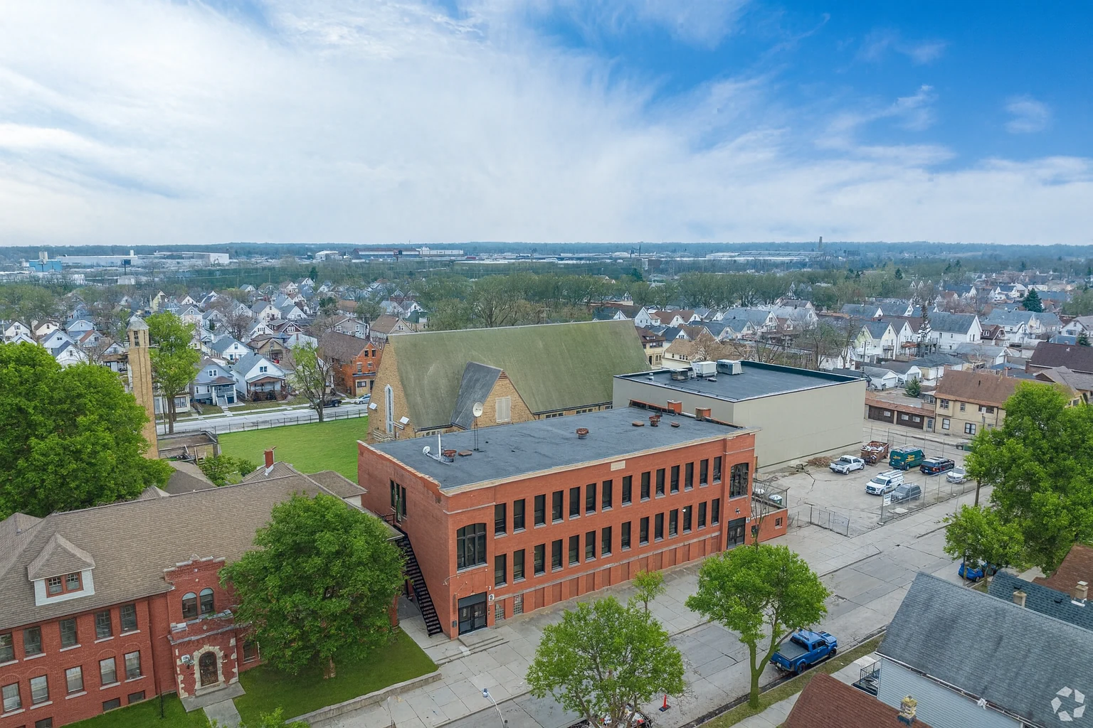 VCA Milwaukee, aerial