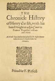 Henry V cover