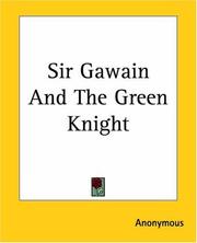 Sir Gawain and the Green Knight cover