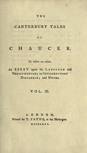 The Canterbury Tales cover
