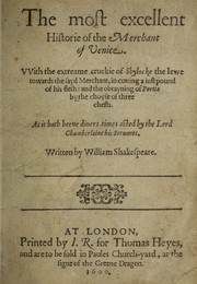 The Merchant of Venice cover