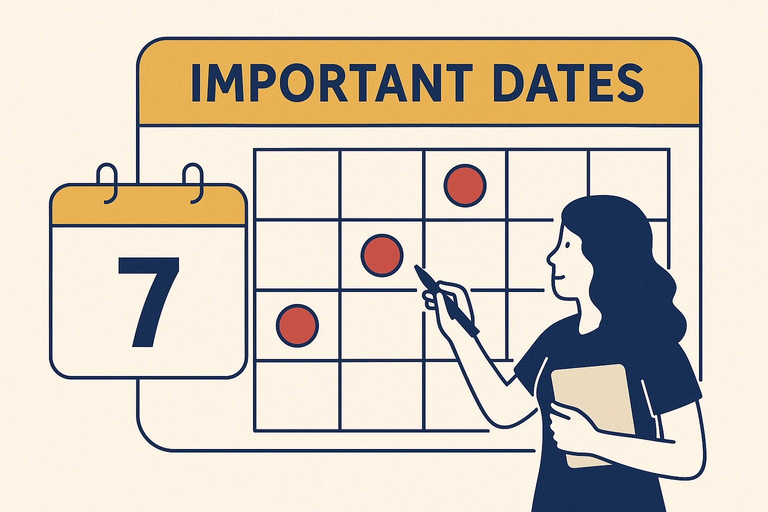 Calendar and dates for school choice