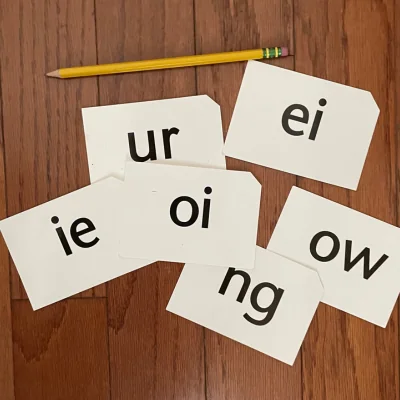 ELA course preview &mdash; phonogram cards