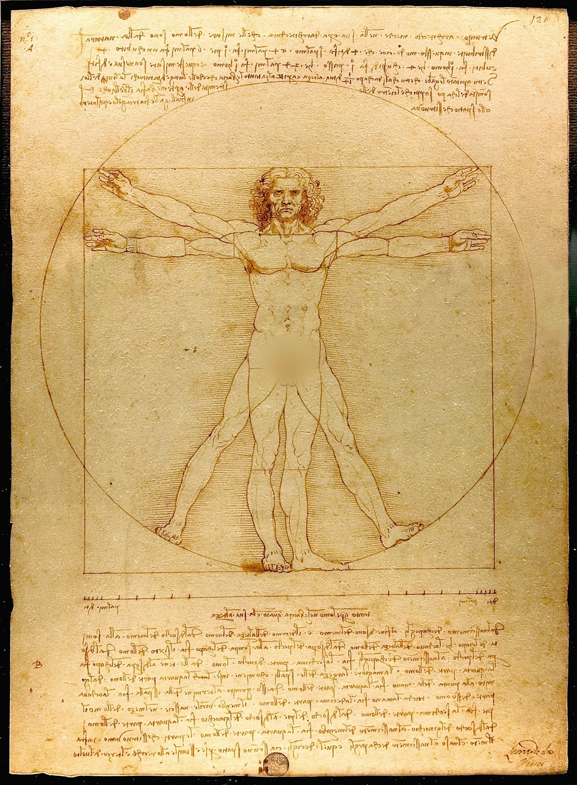 Leonardo da Vinci — Vitruvian Man
