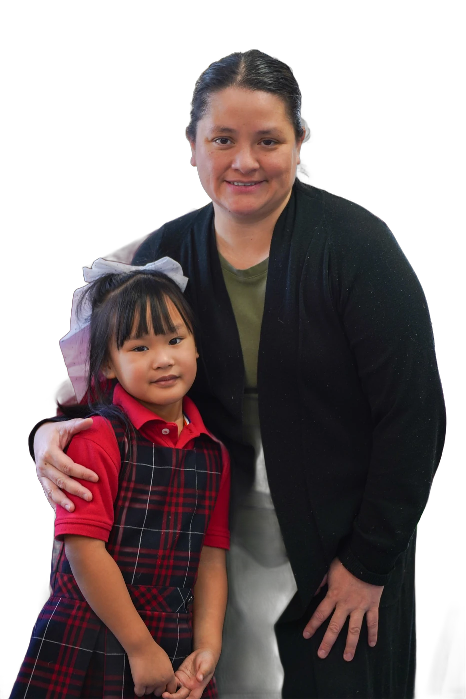A VCA teacher with a kindergarten student