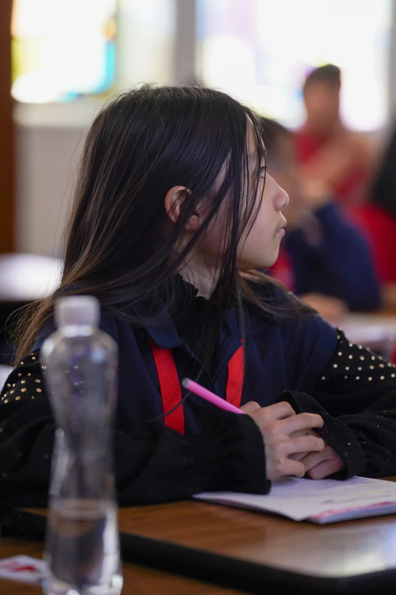 A VCA student in a self-paced learning environment