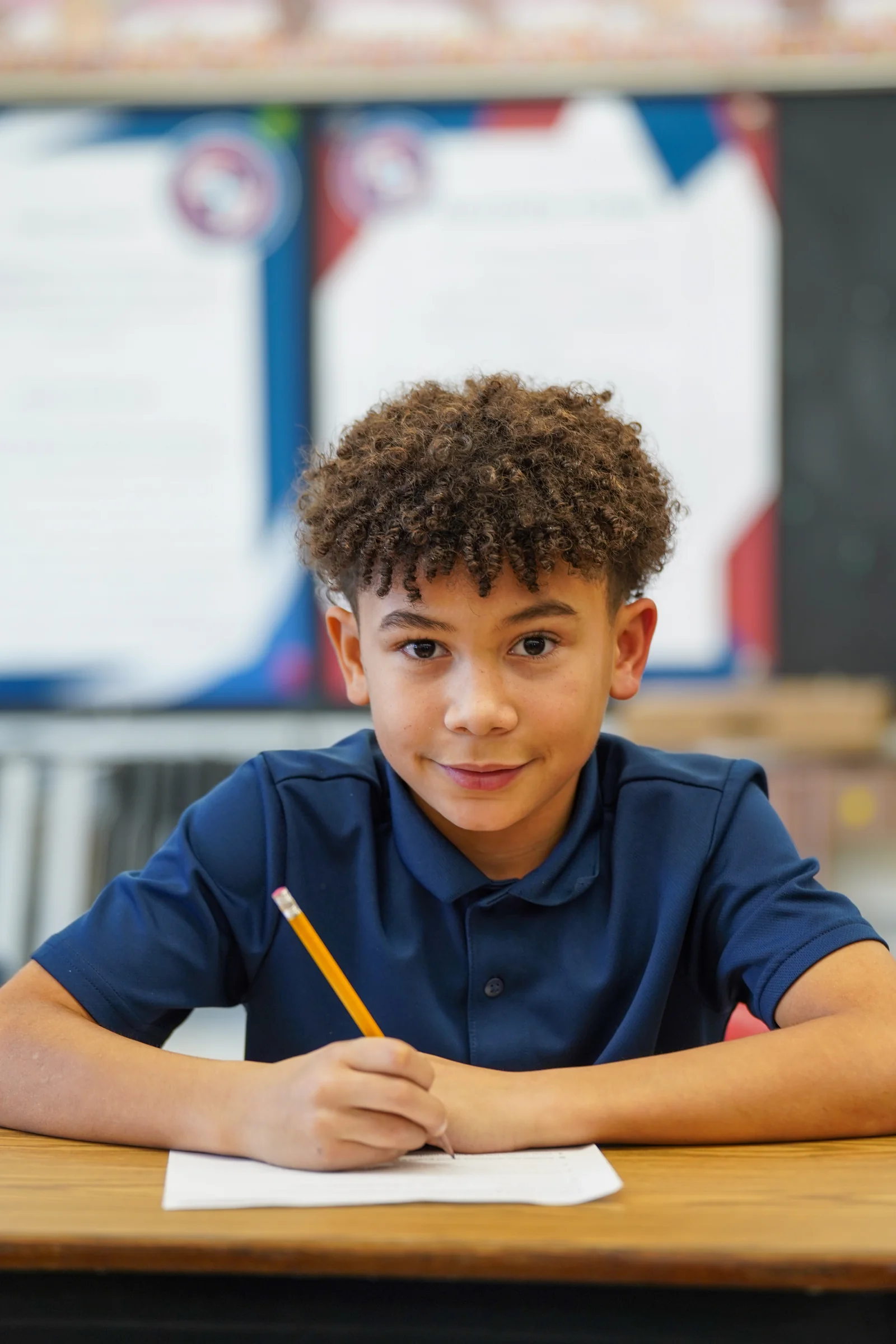 A senior at study
